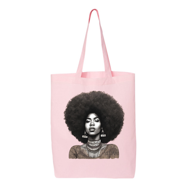 Chocolate Cutie Gusseted Tote - Plant Based Hair Care for Natural Hair